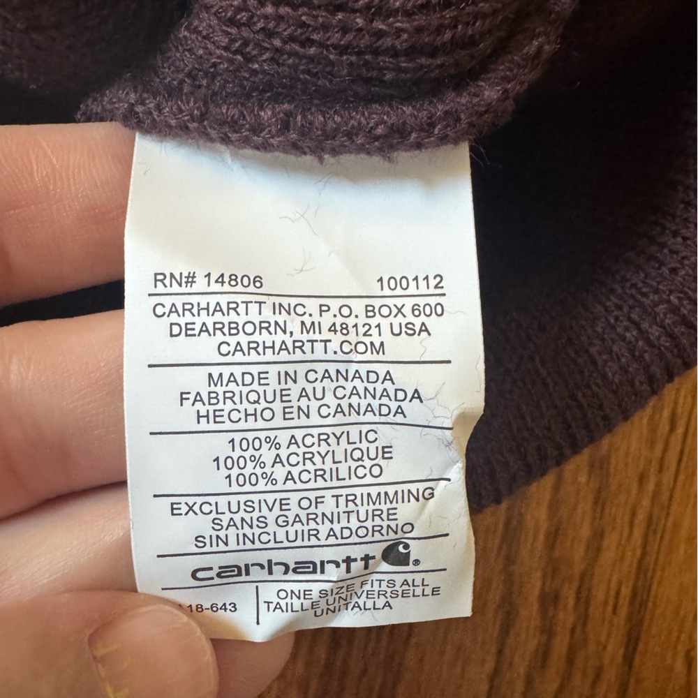 Carhartt Knit Beanie Hat - Picture 2 of 2
